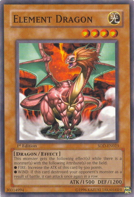 Dragón Elemental [SOD-EN023] Común 