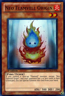 Origen de Neo Flamvell [HA04-EN031] Súper Raro 