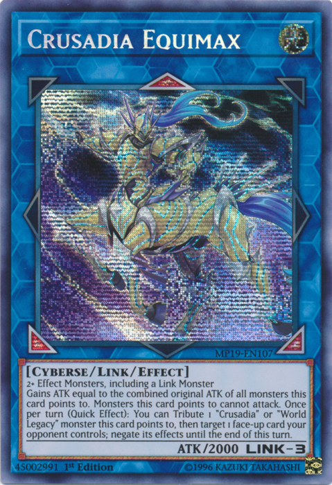 Crusadia Equimax [MP19-EN107] Secreto Prismático Raro 