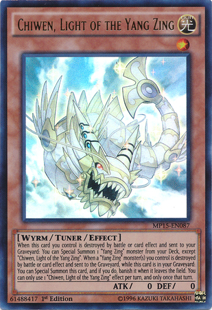 Chiwen, Luz del Yang Zing [MP15-EN087] Ultra Rara 