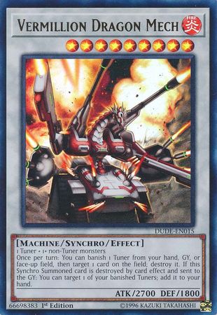 Mech Dragón Bermellón [DUDE-EN015] Ultra Raro 