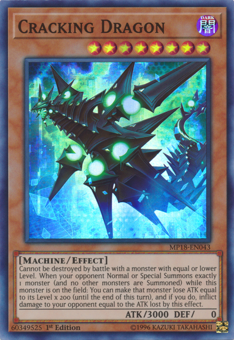 Dragón agrietado [MP18-EN043] Súper raro 