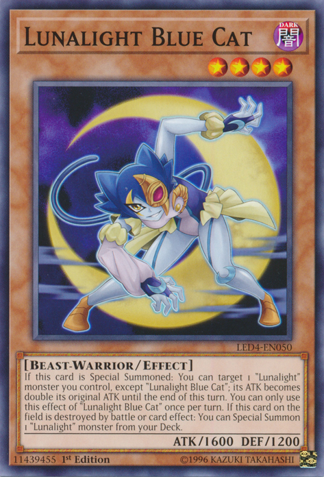 Gato azul Lunalight [LED4-EN050] Común 
