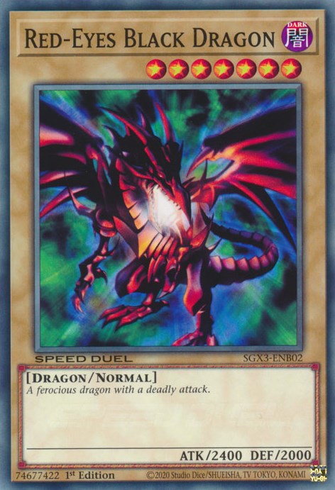 Dragón negro de ojos rojos [SGX3-ENB02] Común 