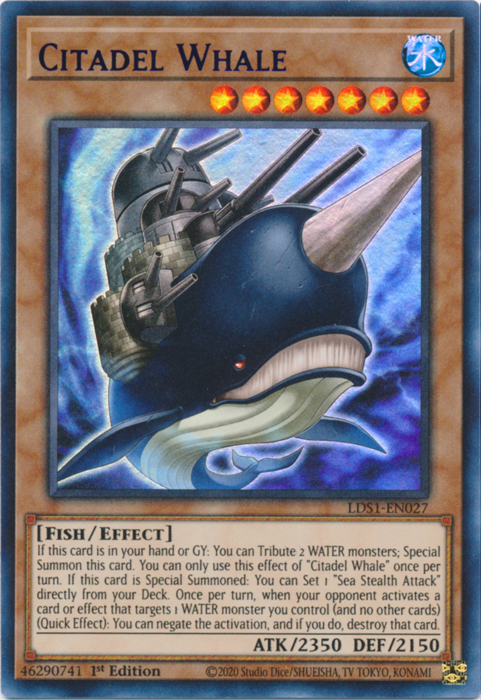 Ballena de la Ciudadela (Púrpura) [LDS1-EN027] Ultra Rara 