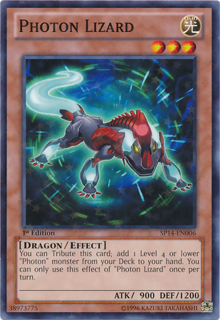 Lagarto Fotónico [SP14-EN006] Starfoil Raro 