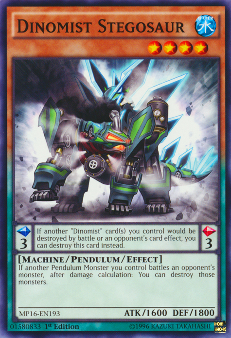 Dinomist Estegosaurio [MP16-EN193] Común 
