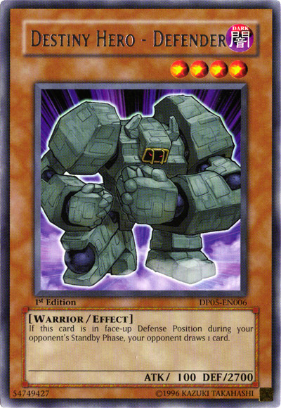 Héroe del Destino - Defensor [DP05-EN006] Raro 