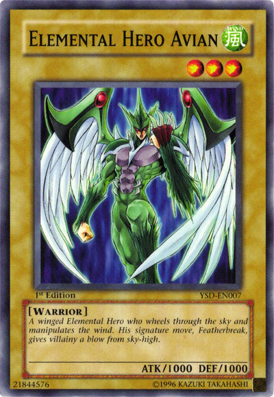 Héroe Elemental Aviano [YSD-EN007] Común 