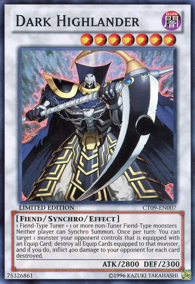 Highlander Oscuro [CT09-EN007] Súper Raro 