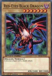 Dragón negro de ojos rojos [SBCB-EN167] Común 