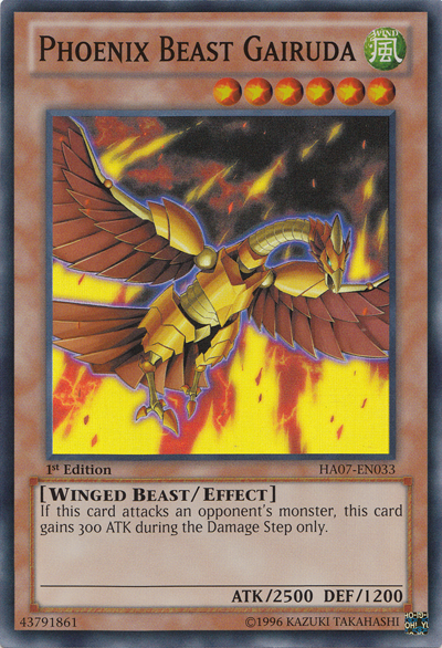 Bestia Fénix Gairuda [HA07-EN033] Súper Rara 