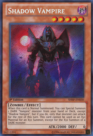 Vampiro de las Sombras [SHSP-EN030] Secreto Raro 