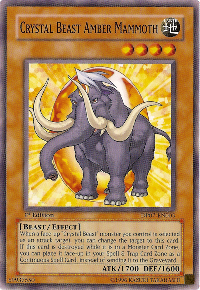 Bestia de Cristal Mamut Ámbar [DP07-EN005] Común 