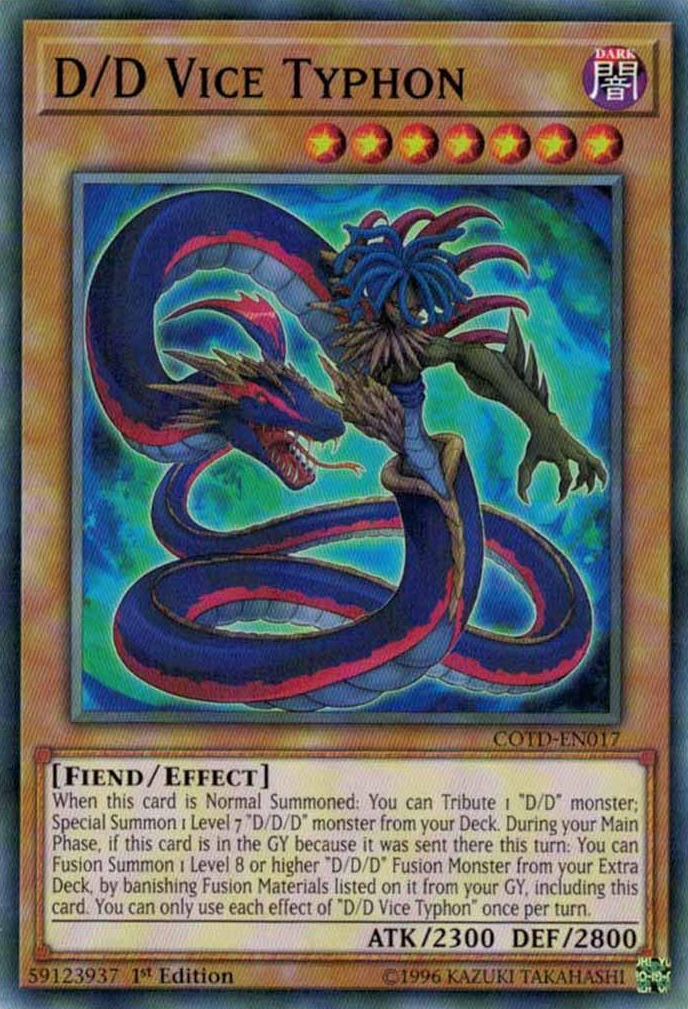 D/D Vice Typhon [COTD-EN017] Común 