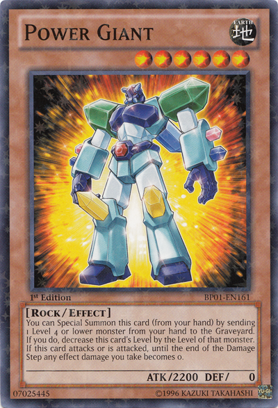 Gigante de poder [BP01-EN161] Starfoil Raro 