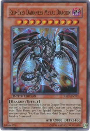 Dragón Metálico de la Oscuridad de Ojos Rojos [ABPF-ENSE2] Súper Raro 
