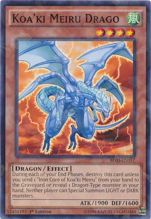 Koa'ki Meiru Drago [BP03-EN057] Shatterfoil Raro 