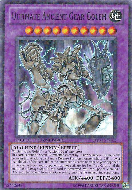 Gólem de engranaje antiguo definitivo [DT03-EN033] Común 