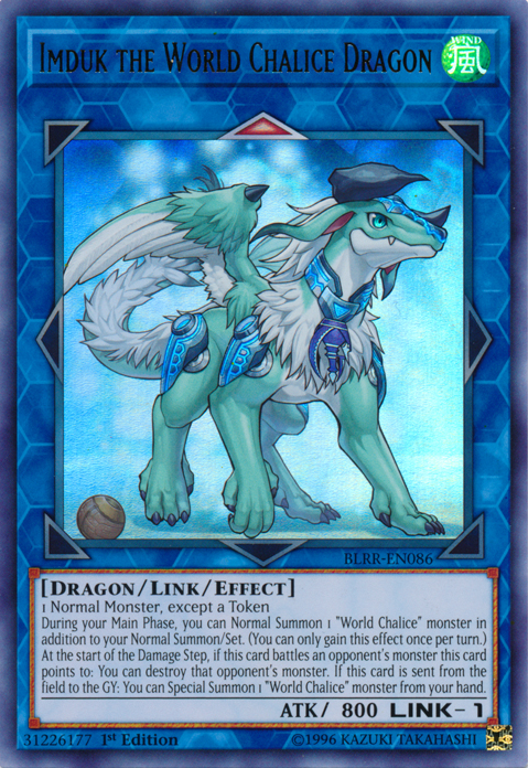 Imduk, el Dragón del Cáliz Mundial [BLRR-EN086] Ultra Raro 