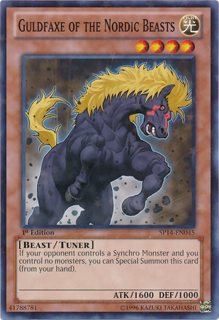 Guldfaxe de las Bestias Nórdicas [SP14-EN045] Rara Starfoil 