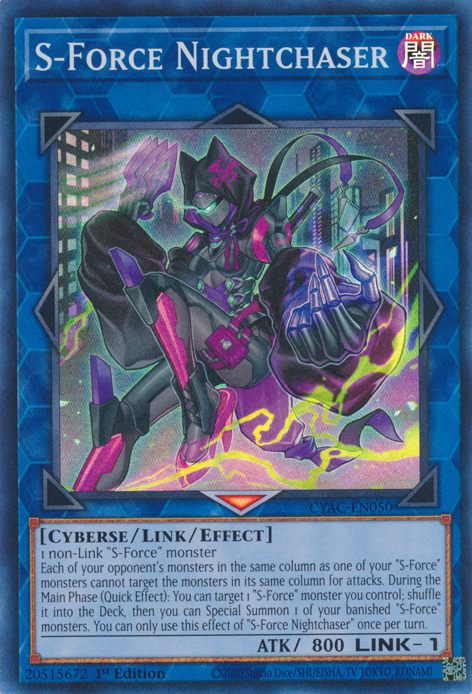 S-Force Nightchaser [CYAC-EN050] Súper Raro 