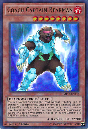 Entrenador Capitán Bearman [MP14-EN118] Ultra Raro 