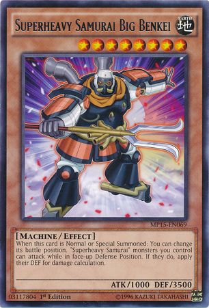 Superpesado Samurai Big Benkei [MP15-EN069] Raro 