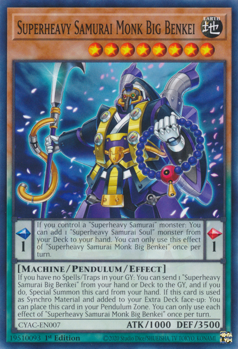 Superpesado Samurai Monk Big Benkei [CYAC-EN007] Común 