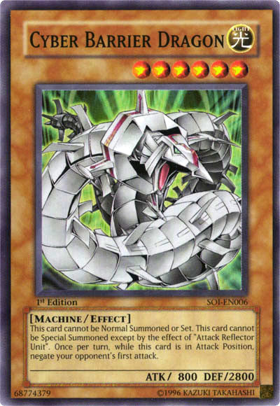 Dragón de la Barrera Cibernética [SOI-EN006] Súper Raro 