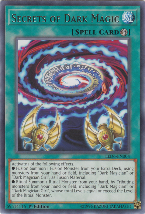 Secretos de la Magia Oscura [LED6-EN004] Raro 