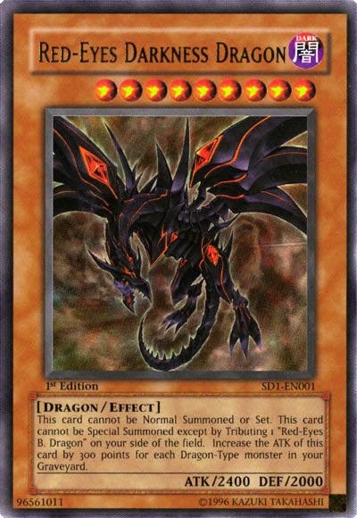 Dragón de la Oscuridad de Ojos Rojos [SD1-EN001] Ultra Raro 