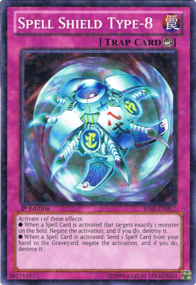 スペルシールド タイプ8 [BP01-EN097] スターフォイル レア