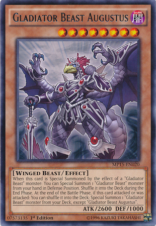 Bestia Gladiadora Augustus [MP15-EN020] Rara 