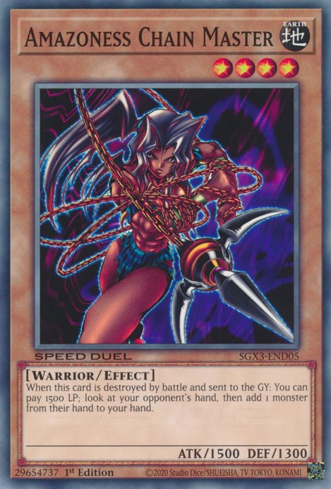 Amazoness Chain Master [SGX3-END05] Común 