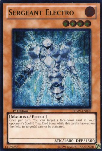 Sargento Electro [PHSW-EN090] Raro definitivo 