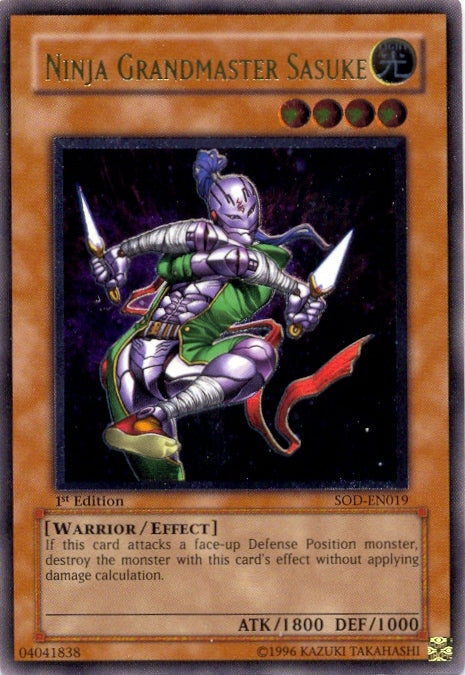 Gran Maestro Ninja Sasuke [SOD-EN019] Raro Supremo 
