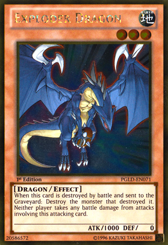 Dragón Explosivo [PGLD-EN071] Oro Raro 