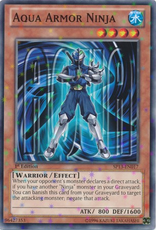 Ninja con armadura acuática [SP13-EN017] Raro Starfoil 