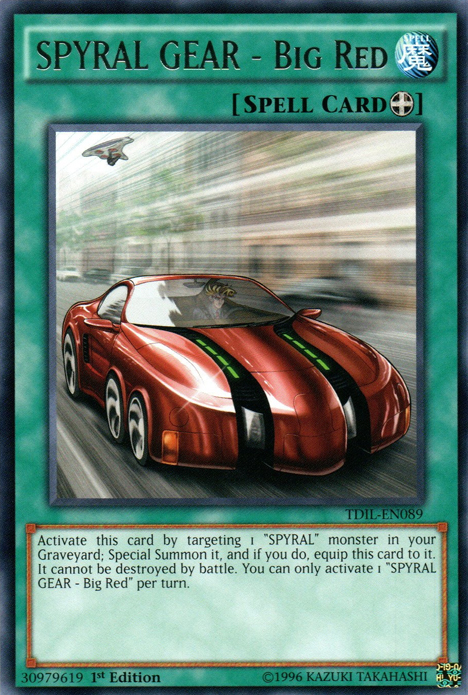 SPYRAL GEAR - Big Red [TDIL-EN089] Raro 