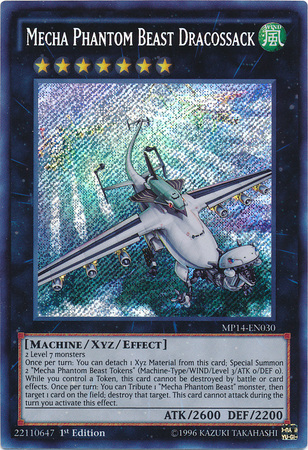 Mecha Bestia Fantasma Dracossack [MP14-EN030] Secreto Raro 