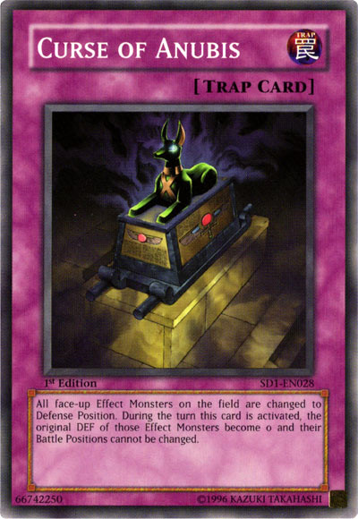 Maldición de Anubis [SD1-EN028] Común 