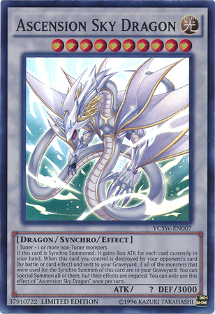 Dragón Celestial de la Ascensión [YCSW-EN007] Súper Raro 