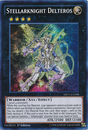 Stellarknight Delteros [MP15-EN098] Secreto Raro 