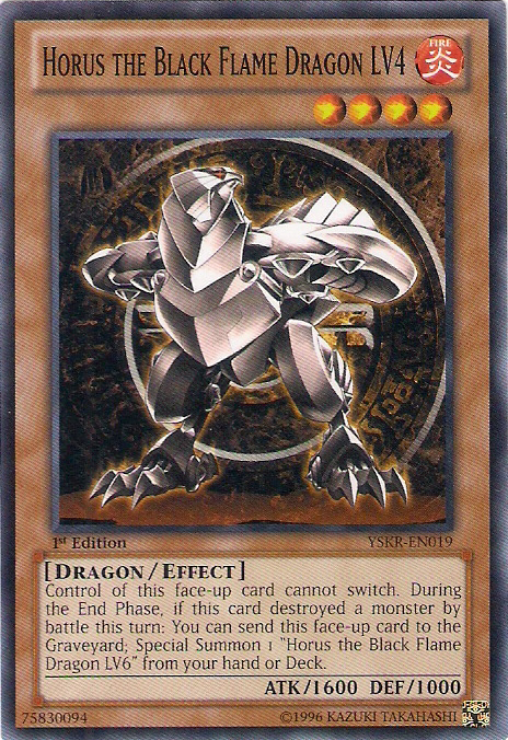 Horus el Dragón de la Llama Negra LV4 [YSKR-EN019] Común 