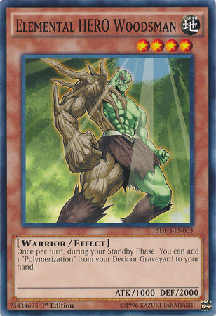 Héroe Elemental Leñador [SDHS-EN003] Común 