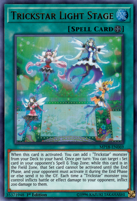 Escenario de luz Trickstar [MP18-EN069] Ultra Raro 