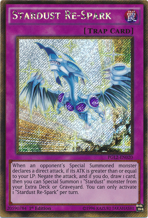 Re-chispa de polvo estelar [PGL2-EN020] Secreto dorado raro 