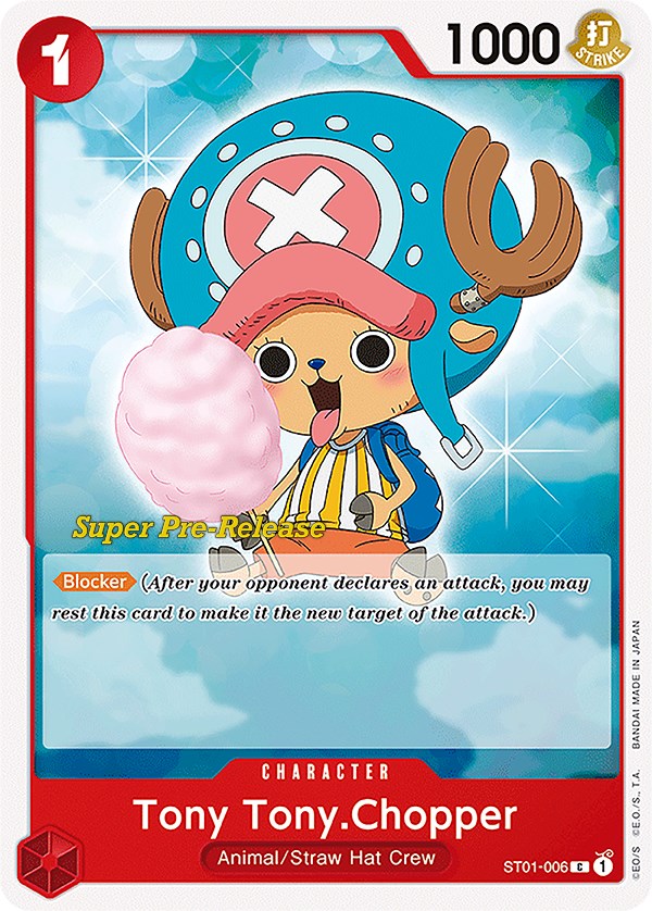 Tony Tony.Chopper [Mazo de inicio de prelanzamiento: Tripulación del Sombrero de Paja] 