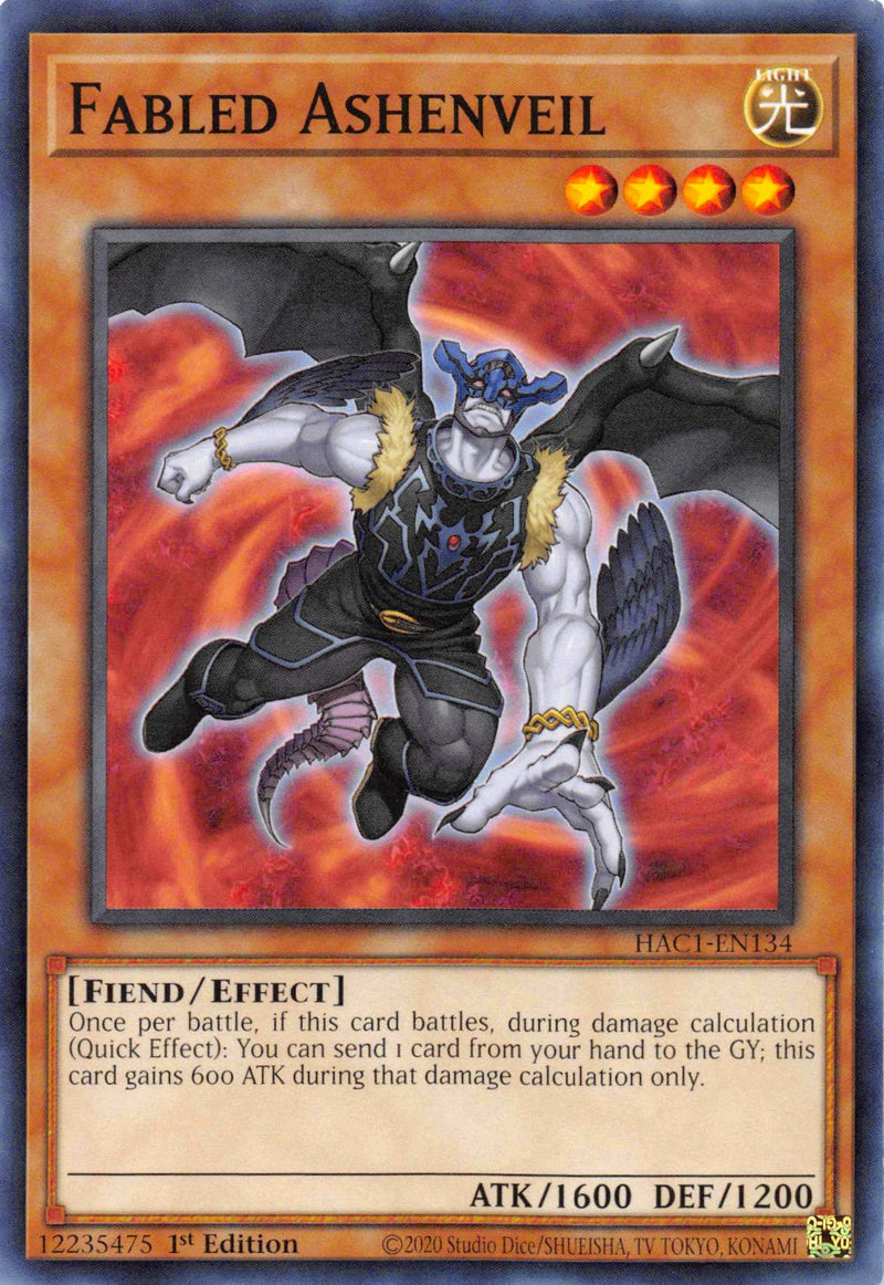 Velo de ceniza legendario [HAC1-EN134] Común 